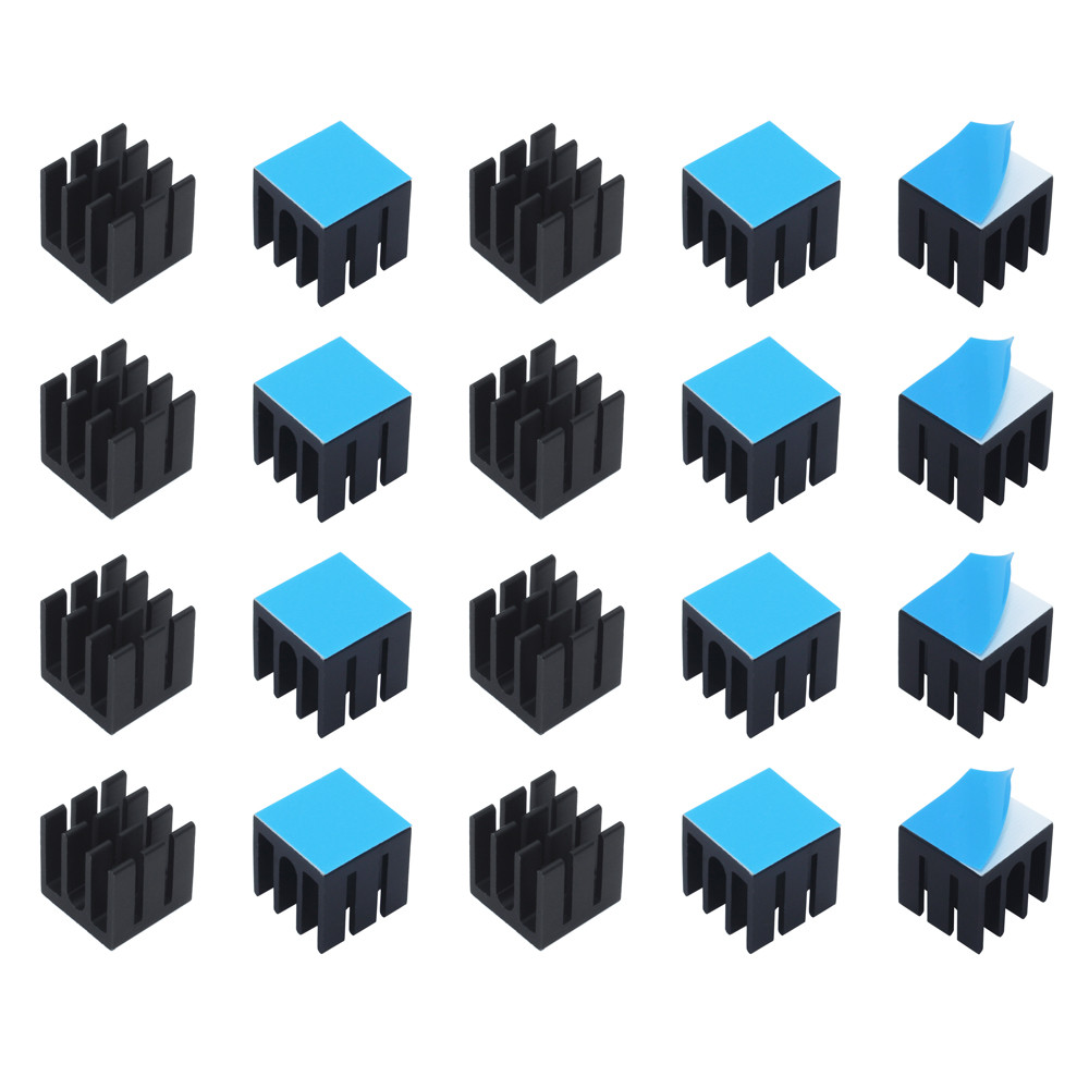 Raspberry Pi Water Cooling Kit - 12x12x12mm 50 pz Dissipatore di Calore